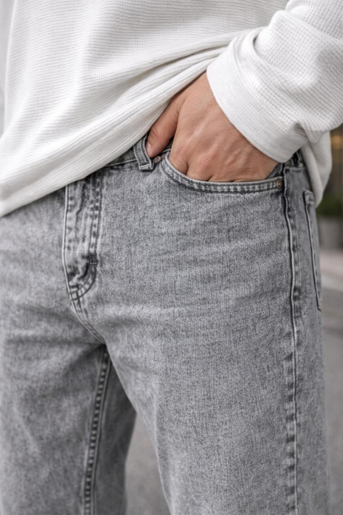 Erkek Rahat Kalıp Boyfriend Kot Pantolon