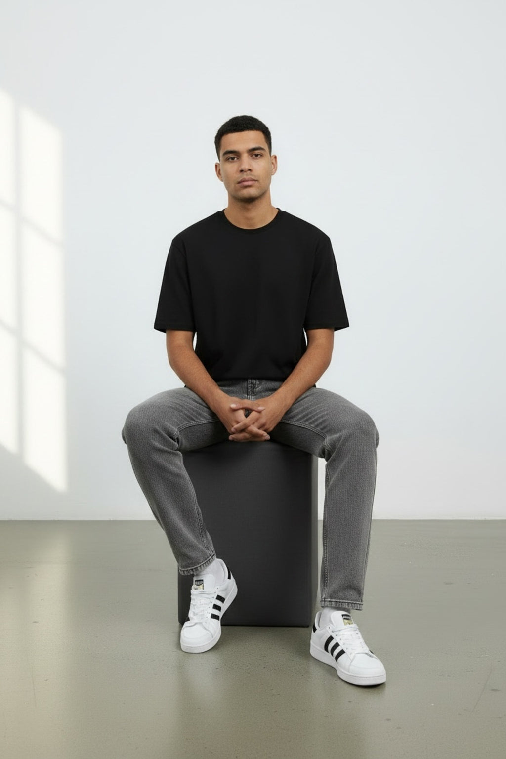 Erkek Boyfriend Kot Pantolon Rahat Kalıp Modern Kesim Günlük Şık Denim