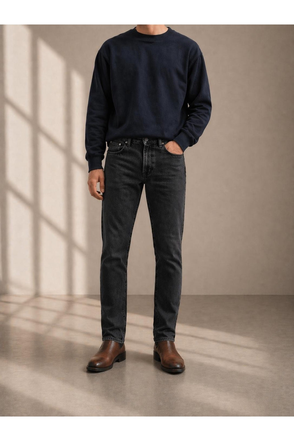 Erkek Regular Fit Standart Kesim Jean Pantolon