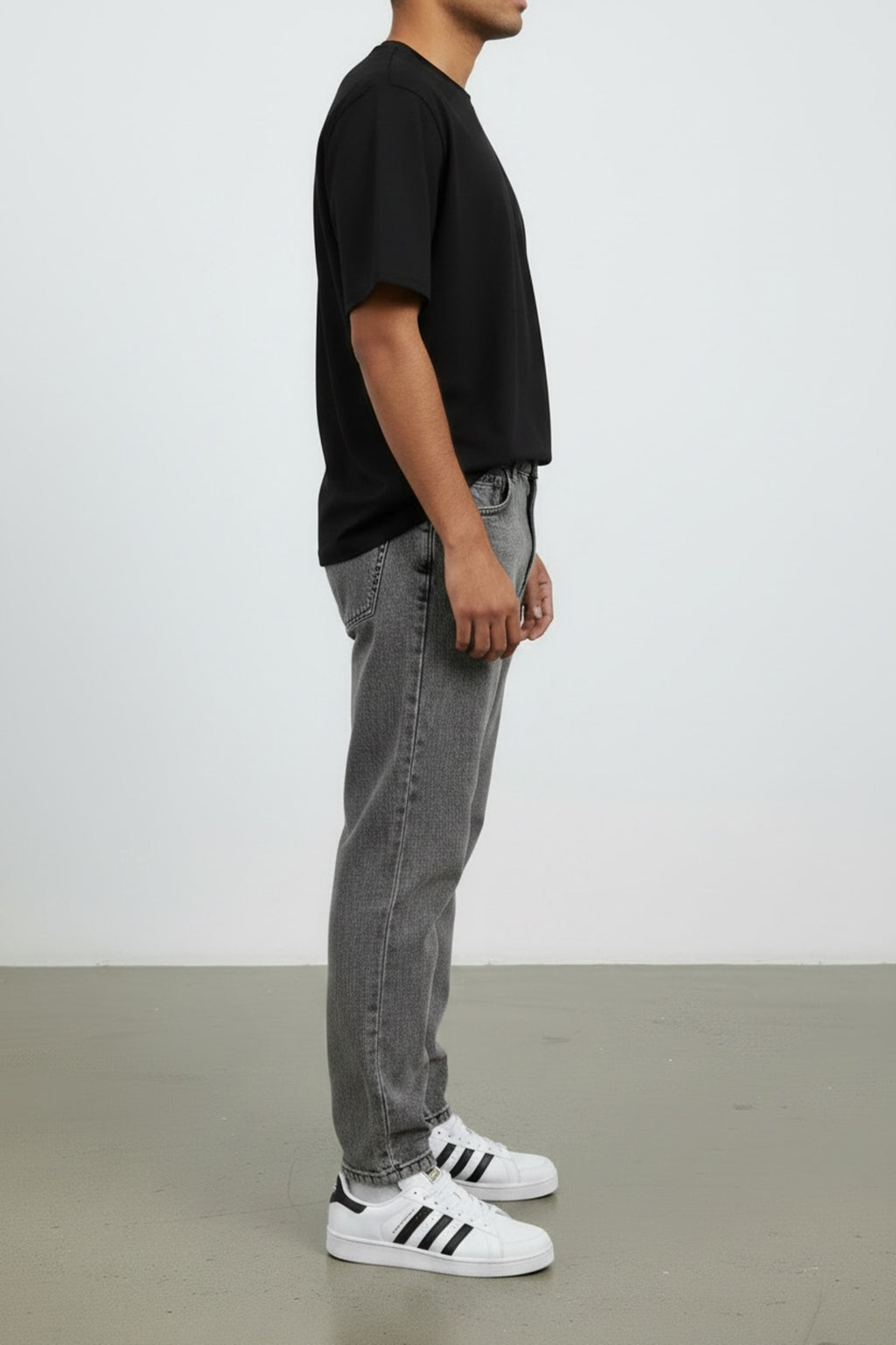 Erkek Boyfriend Kot Pantolon Rahat Kalıp Modern Kesim Günlük Şık Denim