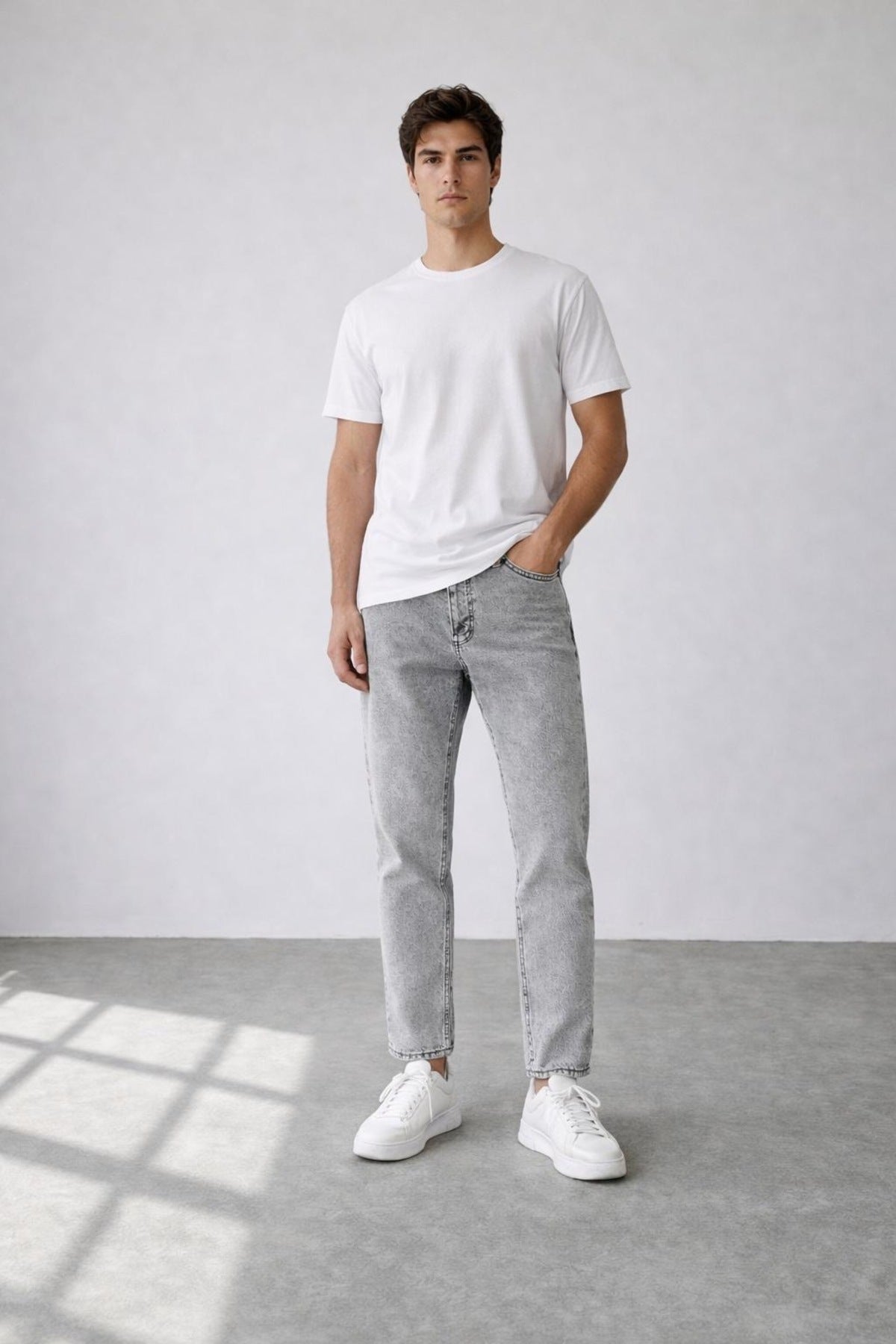 Erkek Premium Relaxed Fit Boyfriend Kalıp Jean Kot Pantolon