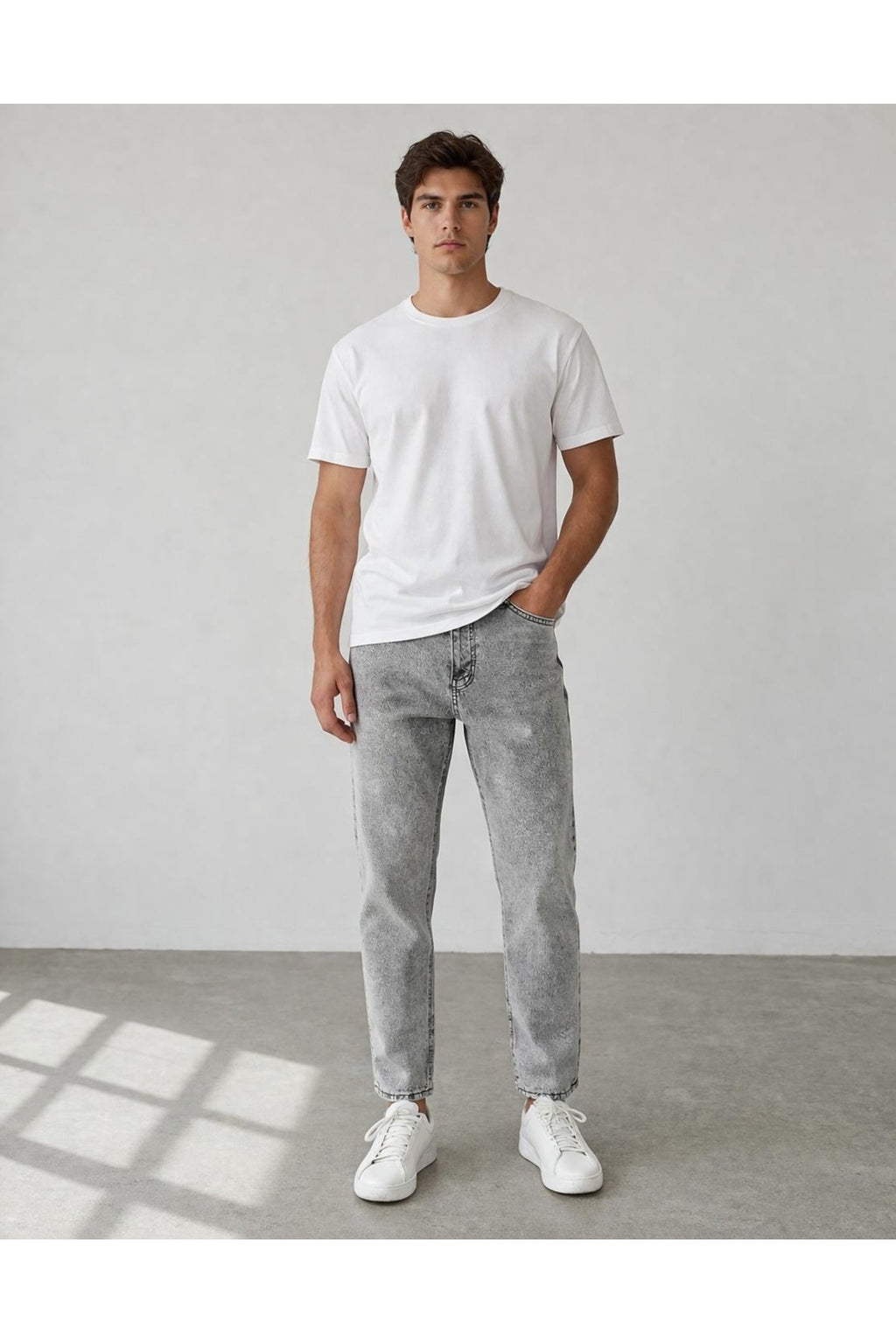 Erkek Premium Relaxed Fit Boyfriend Kalıp Jean Kot Pantolon
