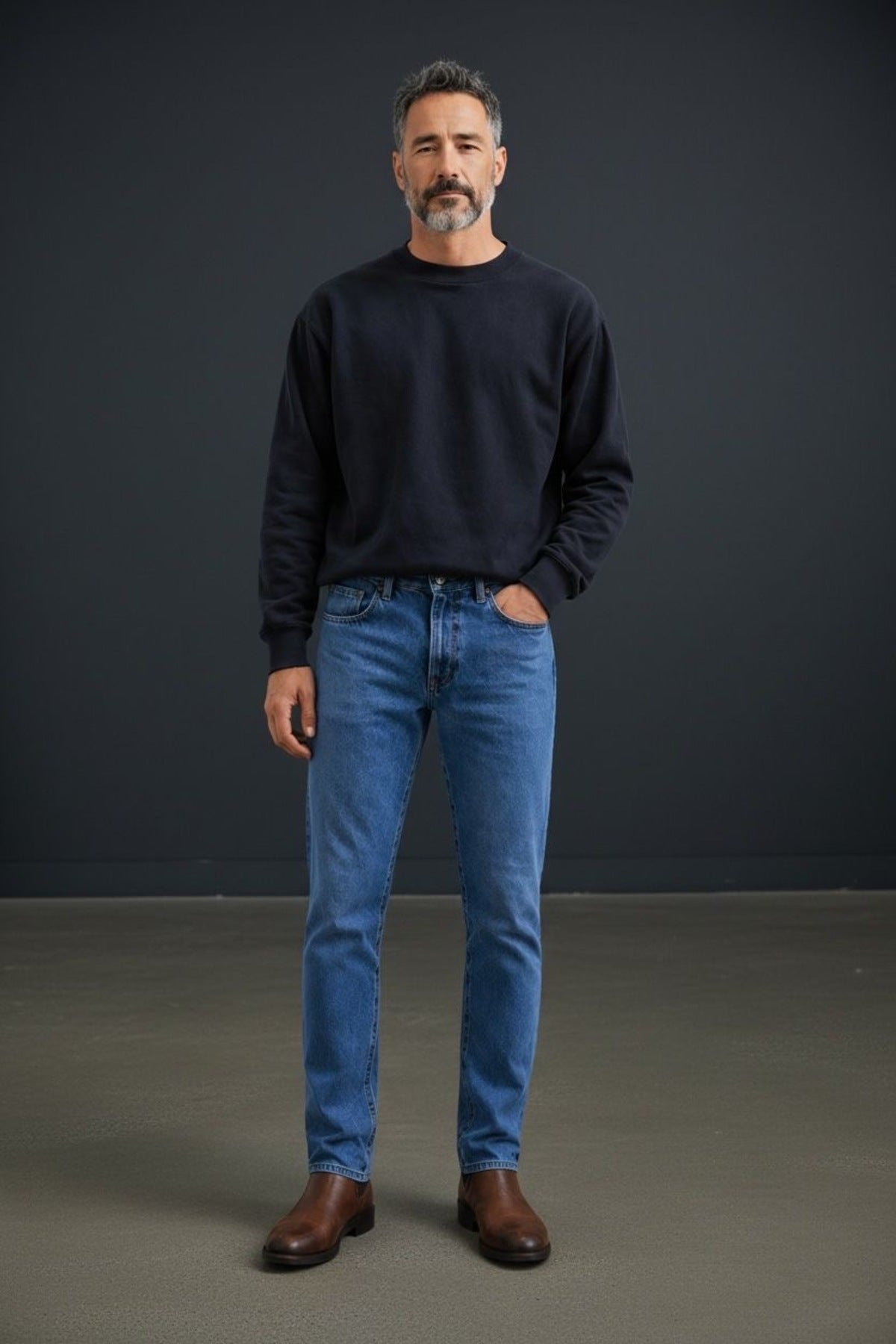 Erkek Yazlık Regular Fit Standart Kesim Jean Pantolon
