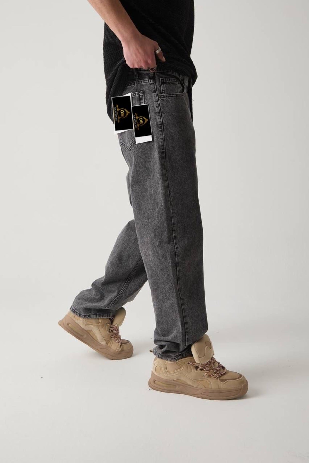Füme Baggy Pantolon
