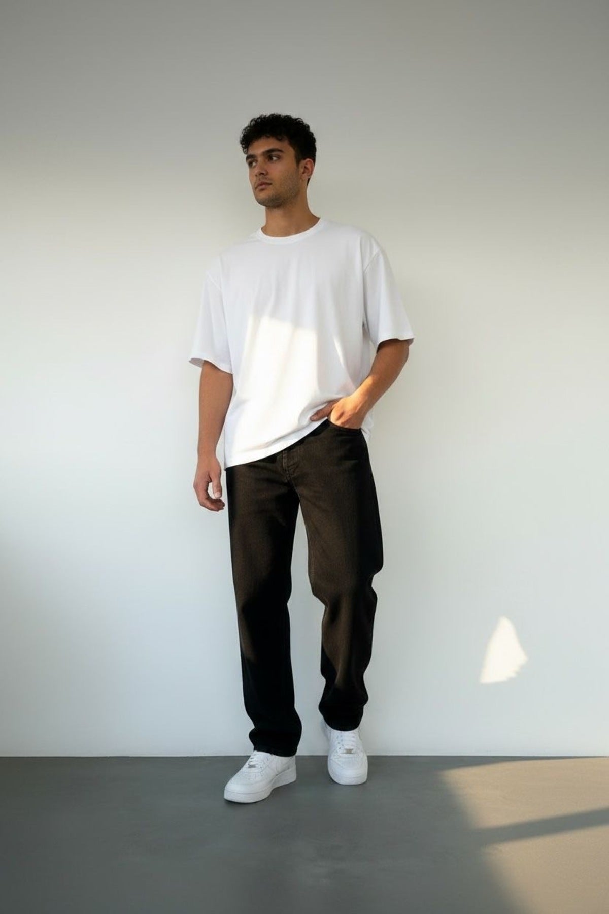 Erkek Yazlık Premium Baggy Fit Geniş Kesim Denim Kot Pantolon