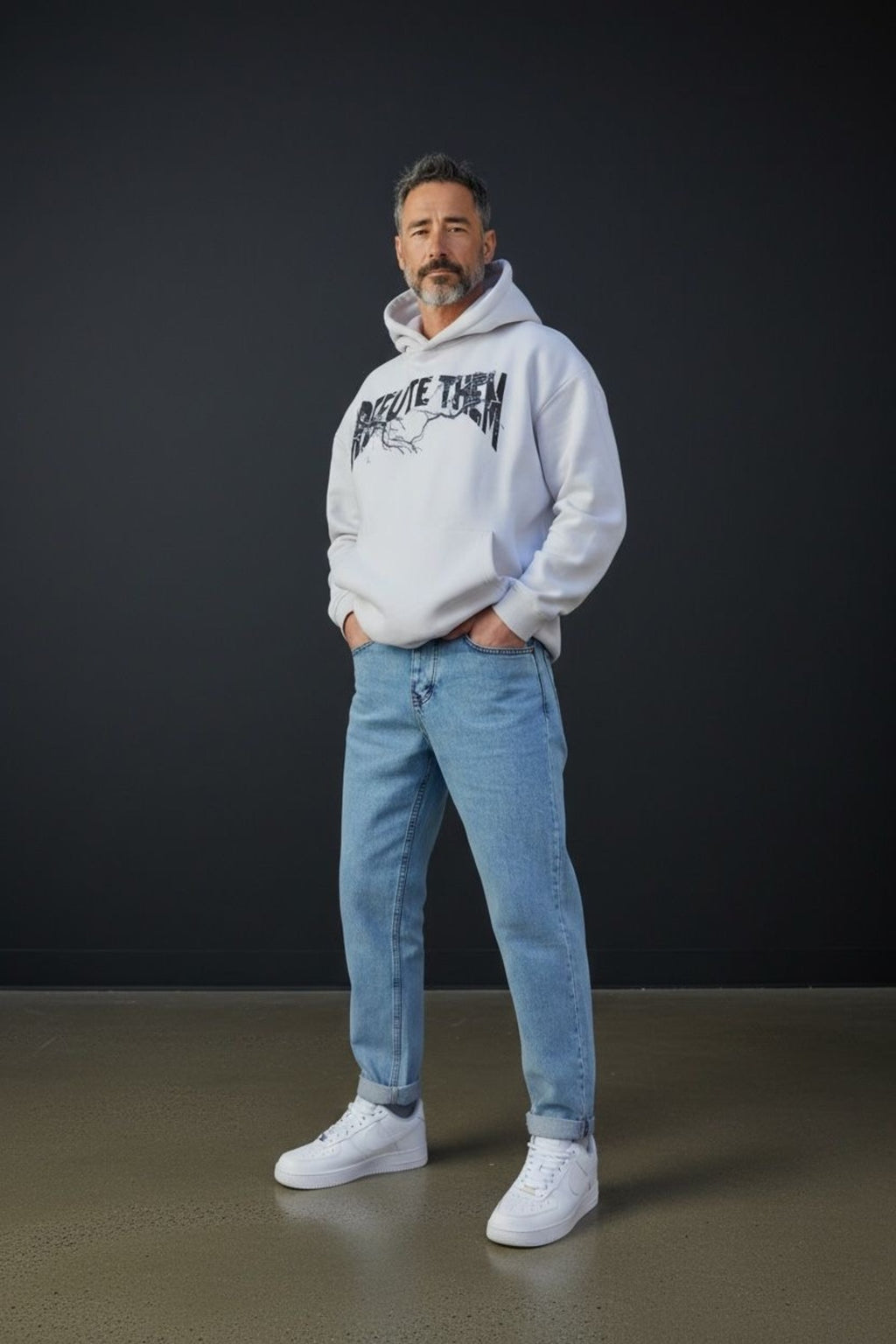 Erkek Yazlık Açık Mavi Relax Fit Denim Pantolon Rahat Kalıp Günlük Şık Modern Kot