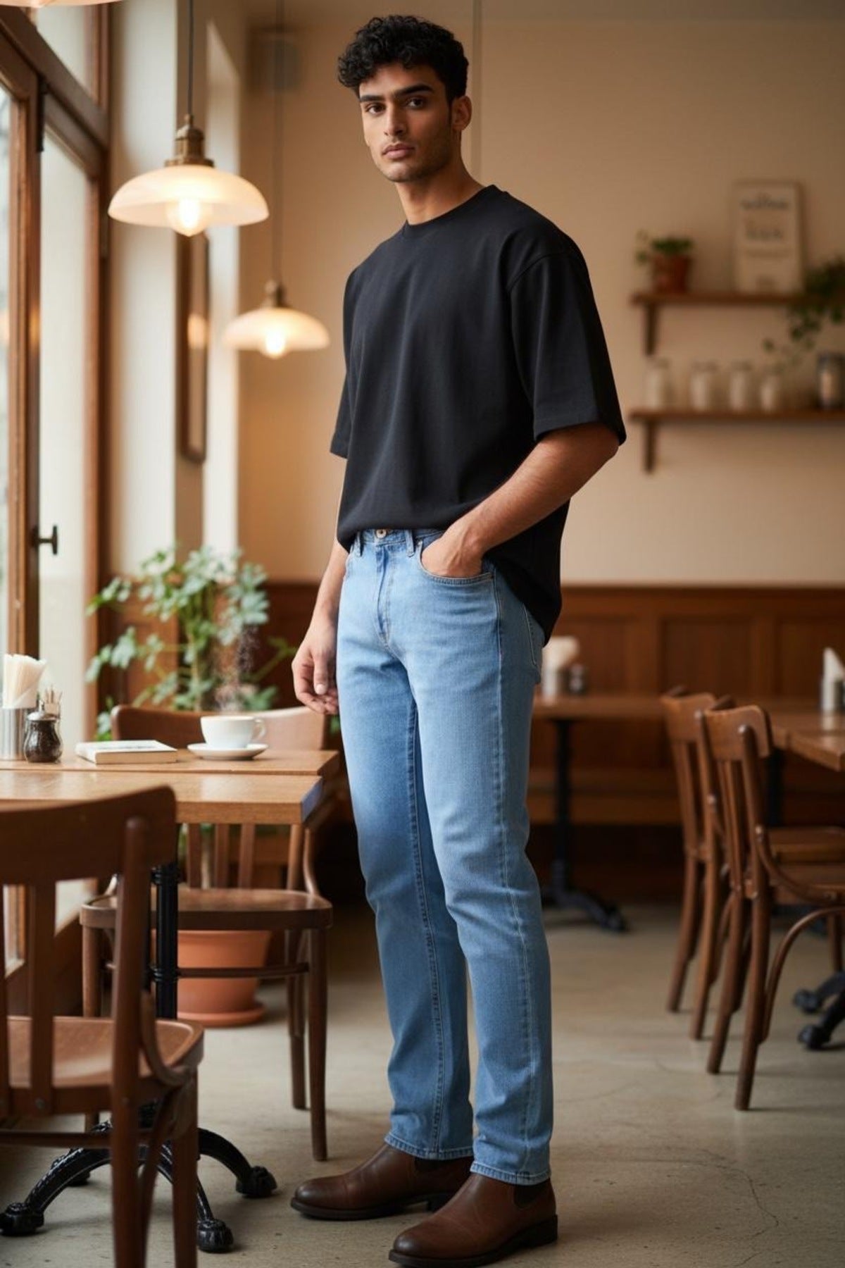 Erkek Regular Fit Standart Kesim Jean Pantolon