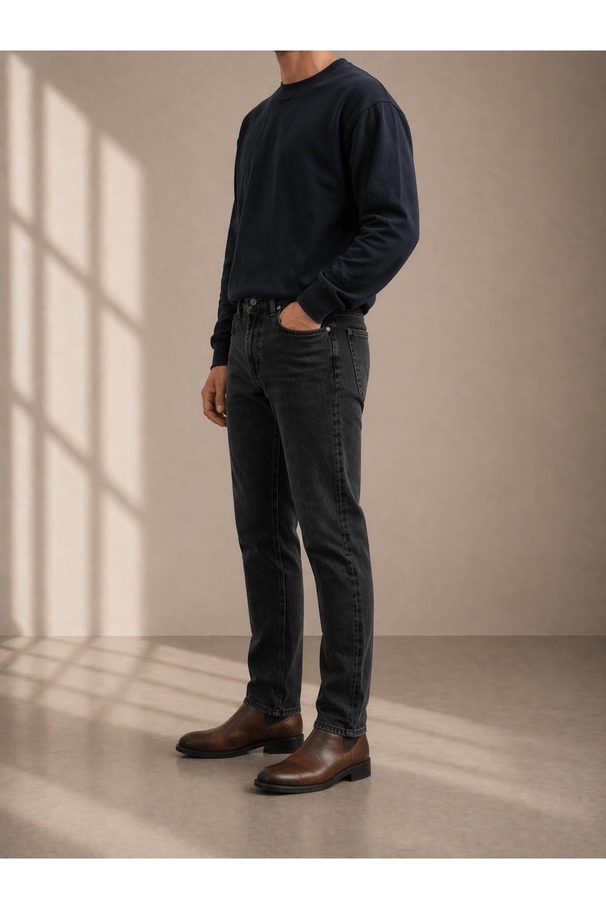 Erkek Regular Fit Standart Kesim Jean Pantolon
