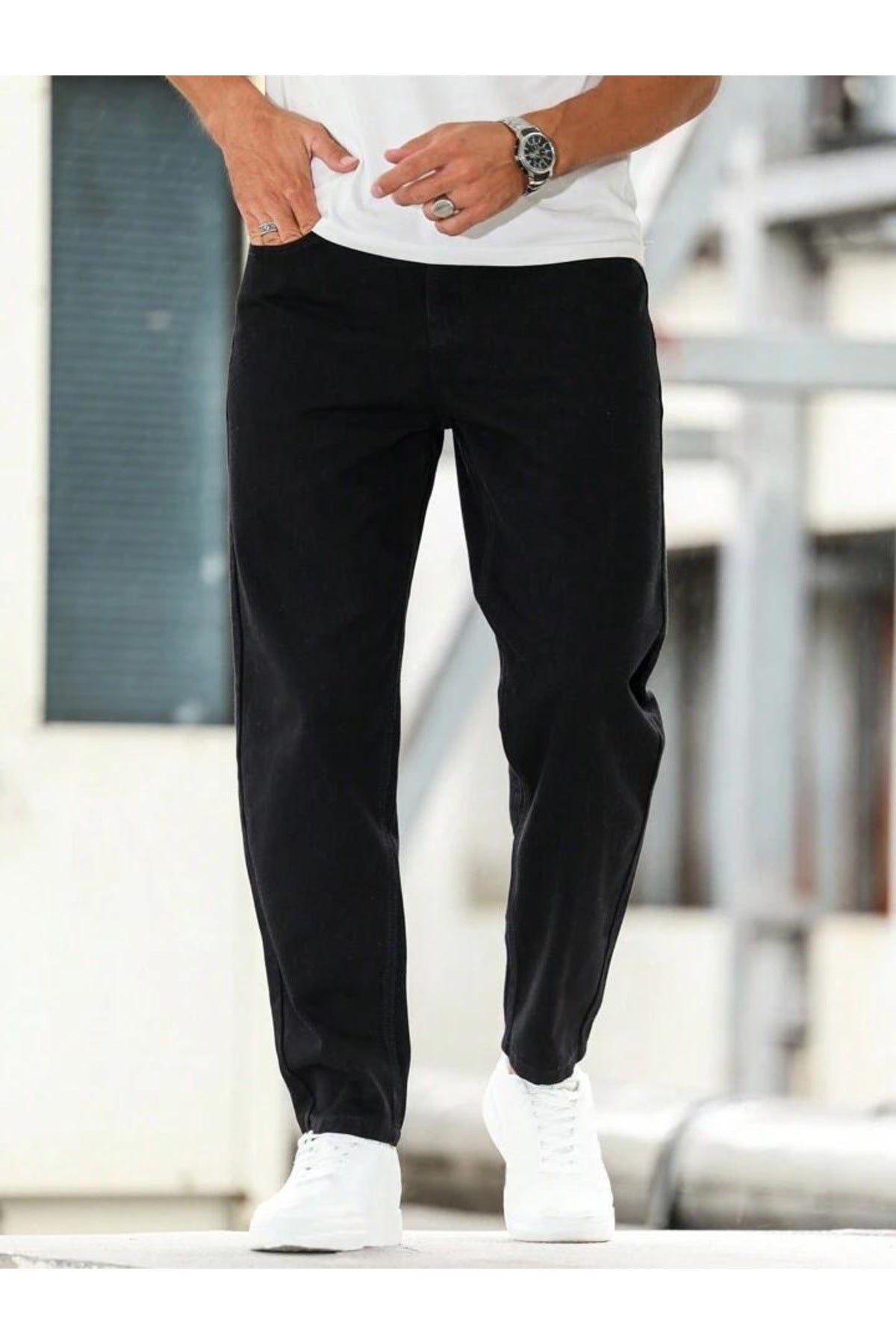 Erkek Premium Relaxed Fit Boyfriend Kalıp Jean Kot Pantolon