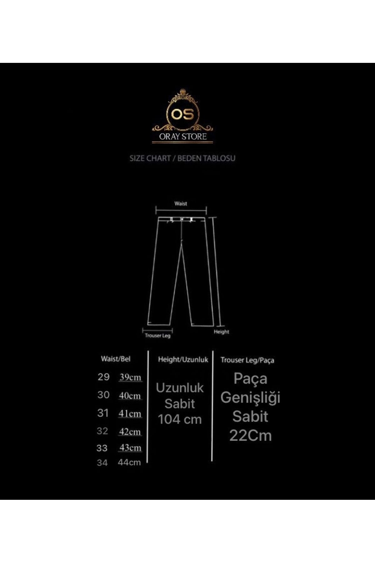 Yıkamalı Buz Mavi Baggy Pantolon