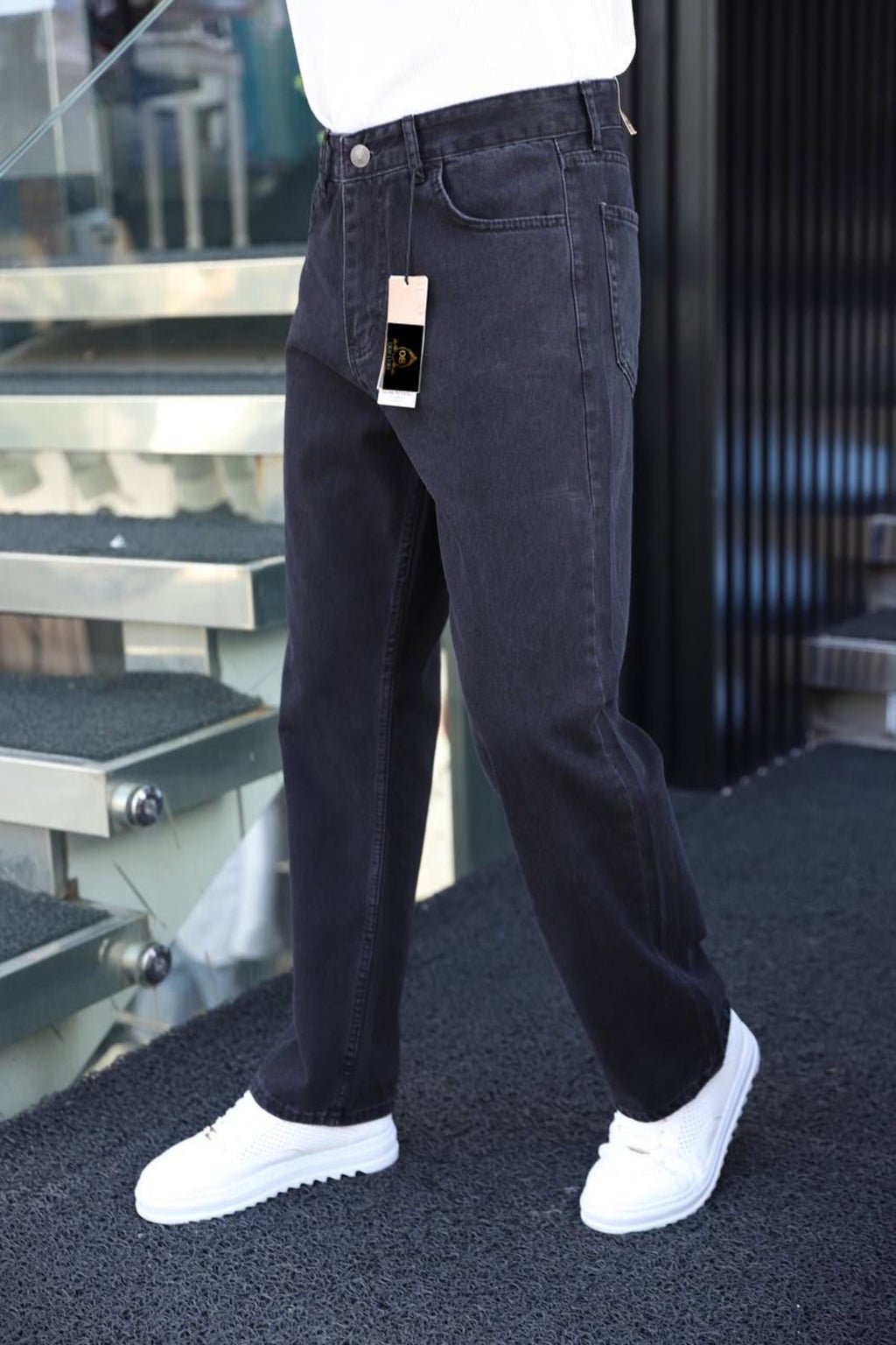 Füme Yıkamalı Baggy Pantolon
