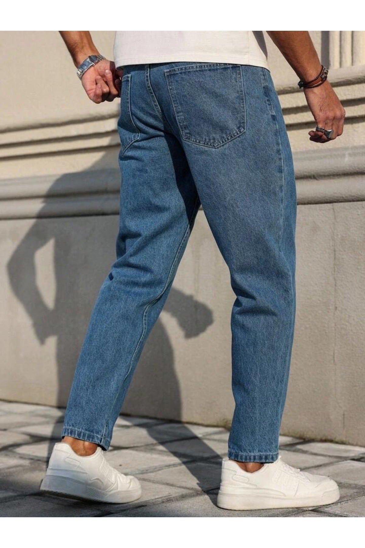 Erkek Premium Relaxed Fit Boyfriend Kalıp Jean Kot Pantolon