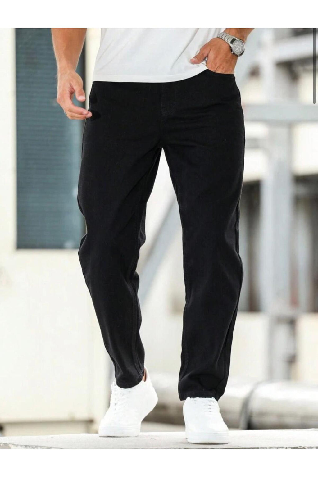Erkek Bilek Boy Boyfriend Kalıp Jean Kot Pantolon