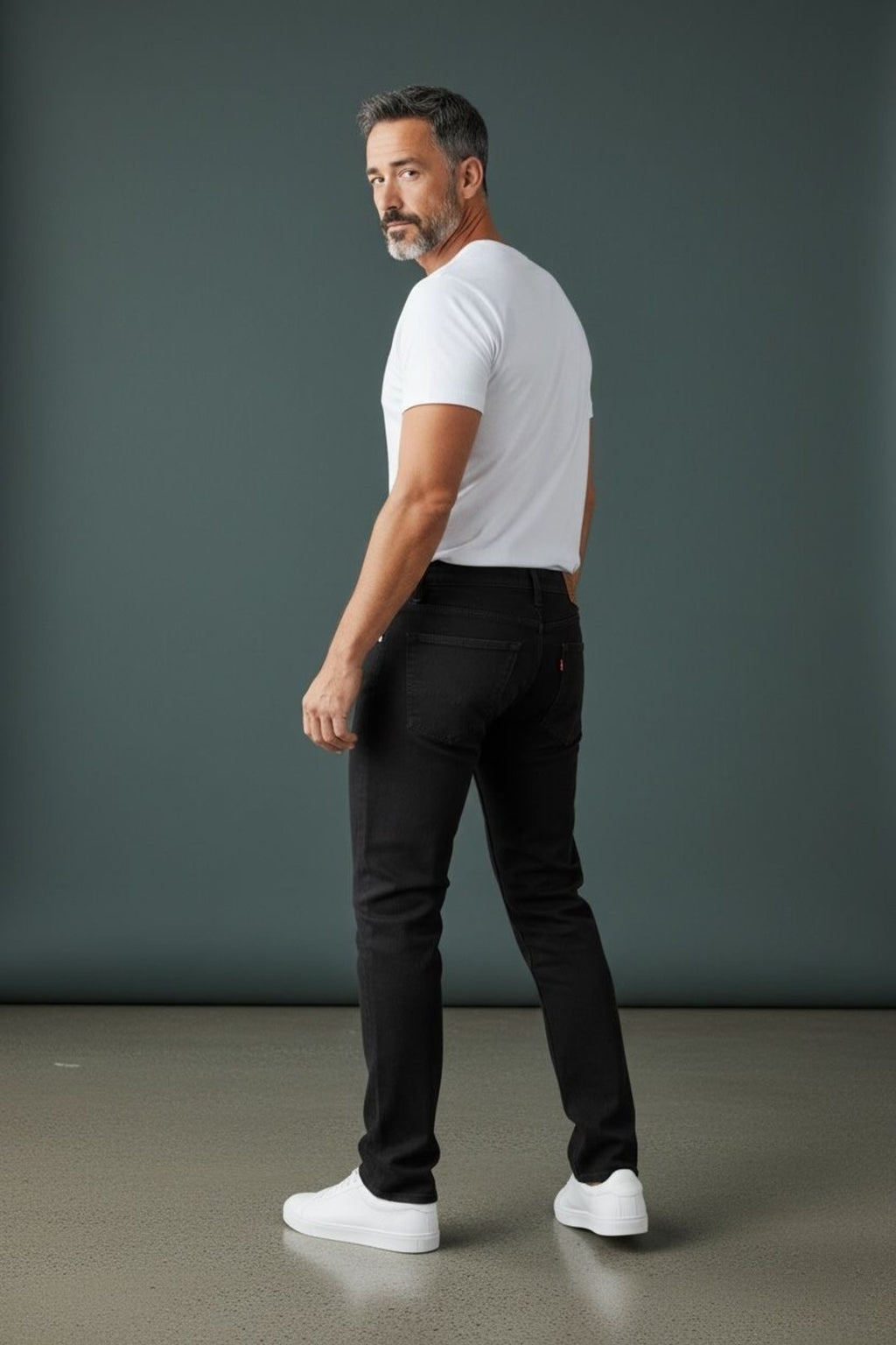 Erkek Regular Kalıp Denim Pantolon Günlük Rahat Kesim Şık Basic Jean