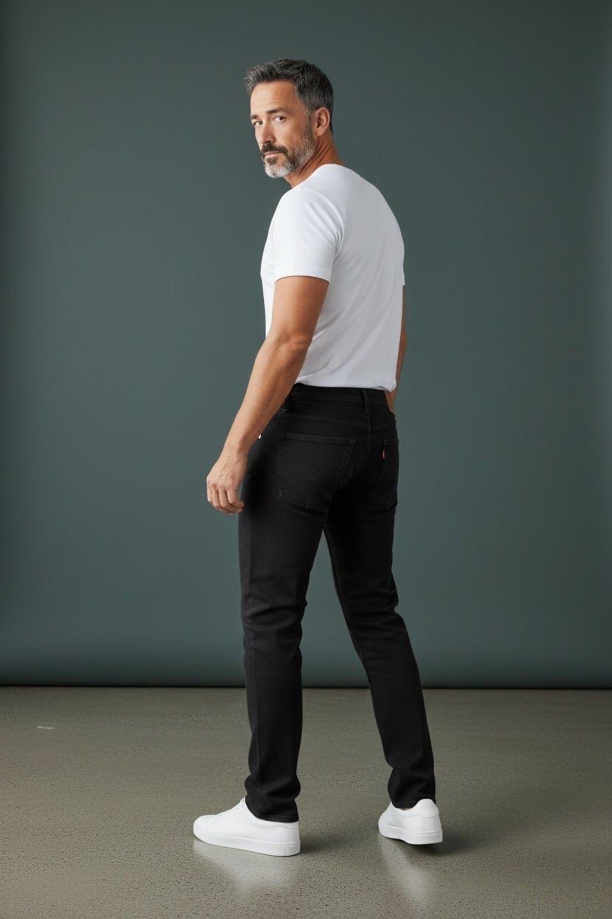 Erkek Regular Kalıp Denim Pantolon Günlük Rahat Kesim Şık Basic Jean
