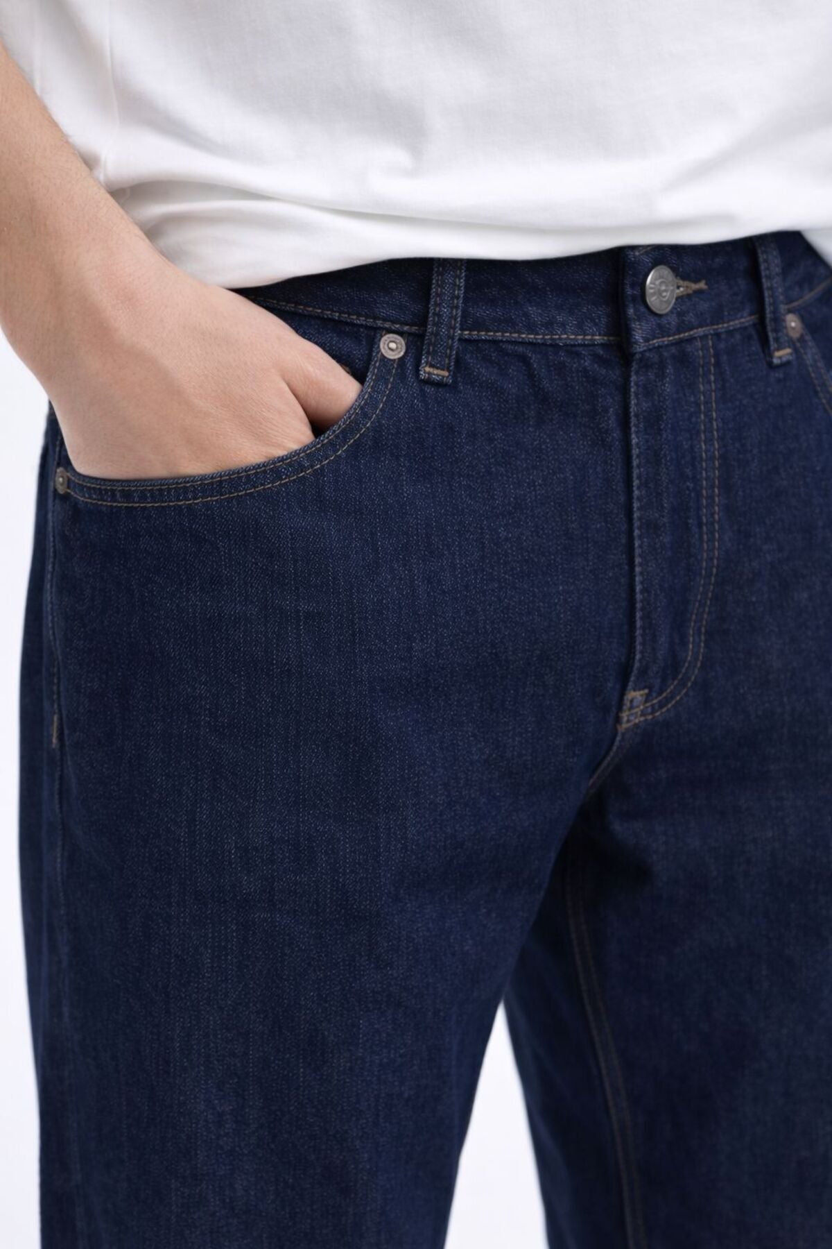 Erkek Lacivert Bol Kalıp Baggy Pantolon