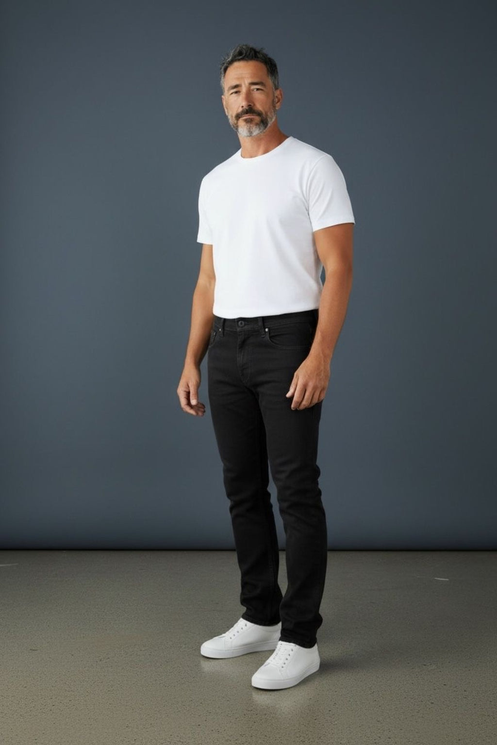 Erkek Regular Kalıp Denim Pantolon Günlük Rahat Kesim Şık Basic Jean