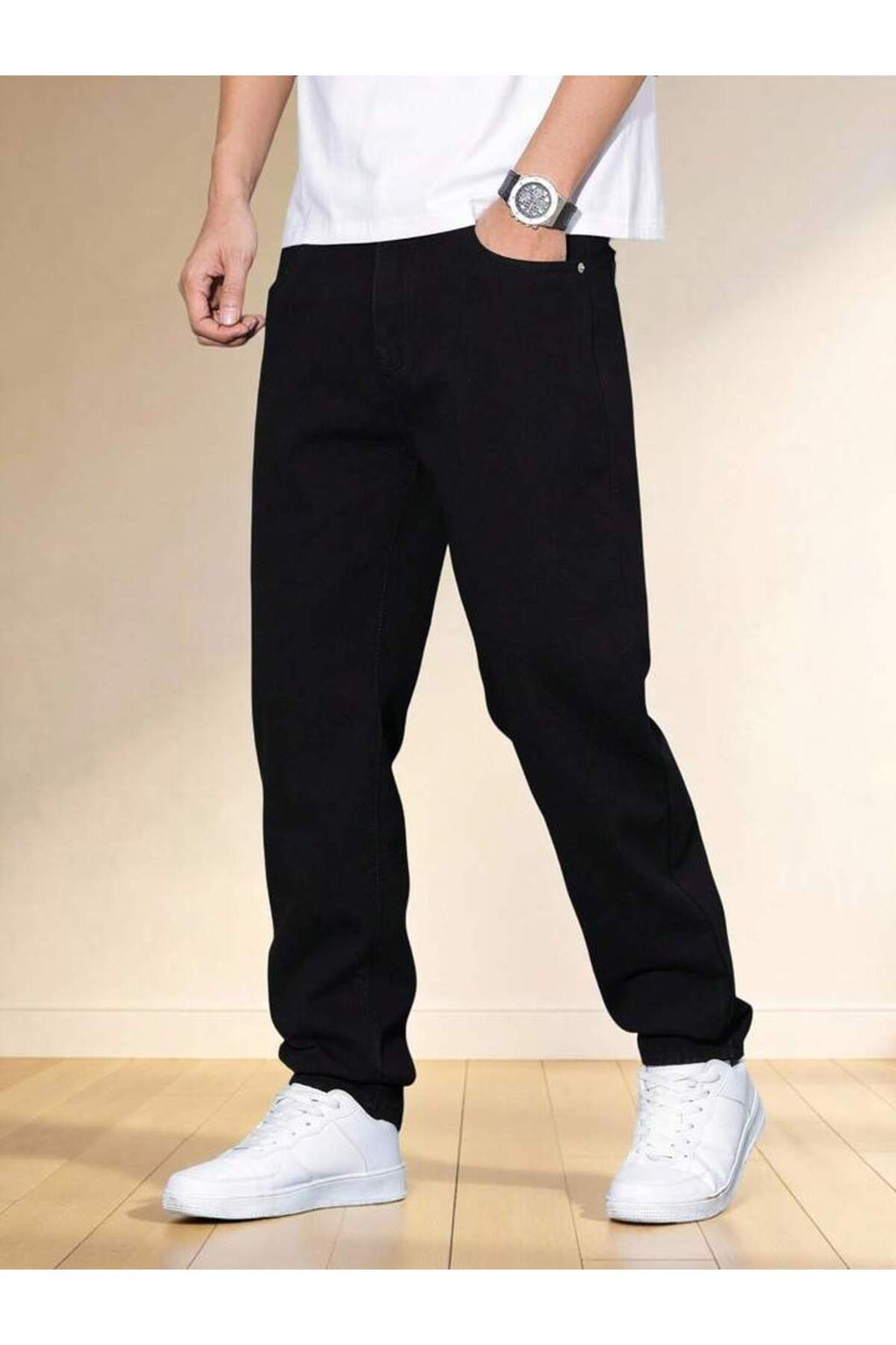Erkek Yeni Sezon Baggy Bol Kalıp Kot Pantolon
