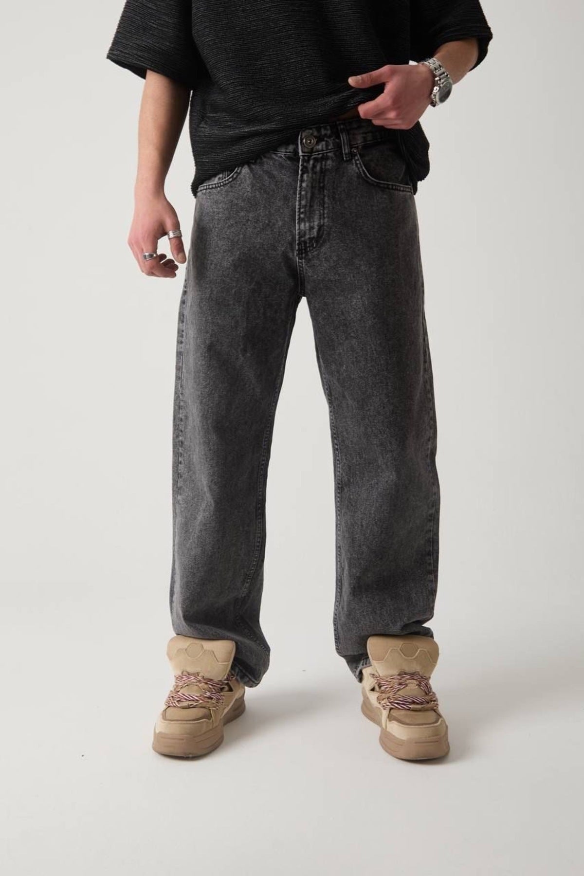 Füme Baggy Pantolon