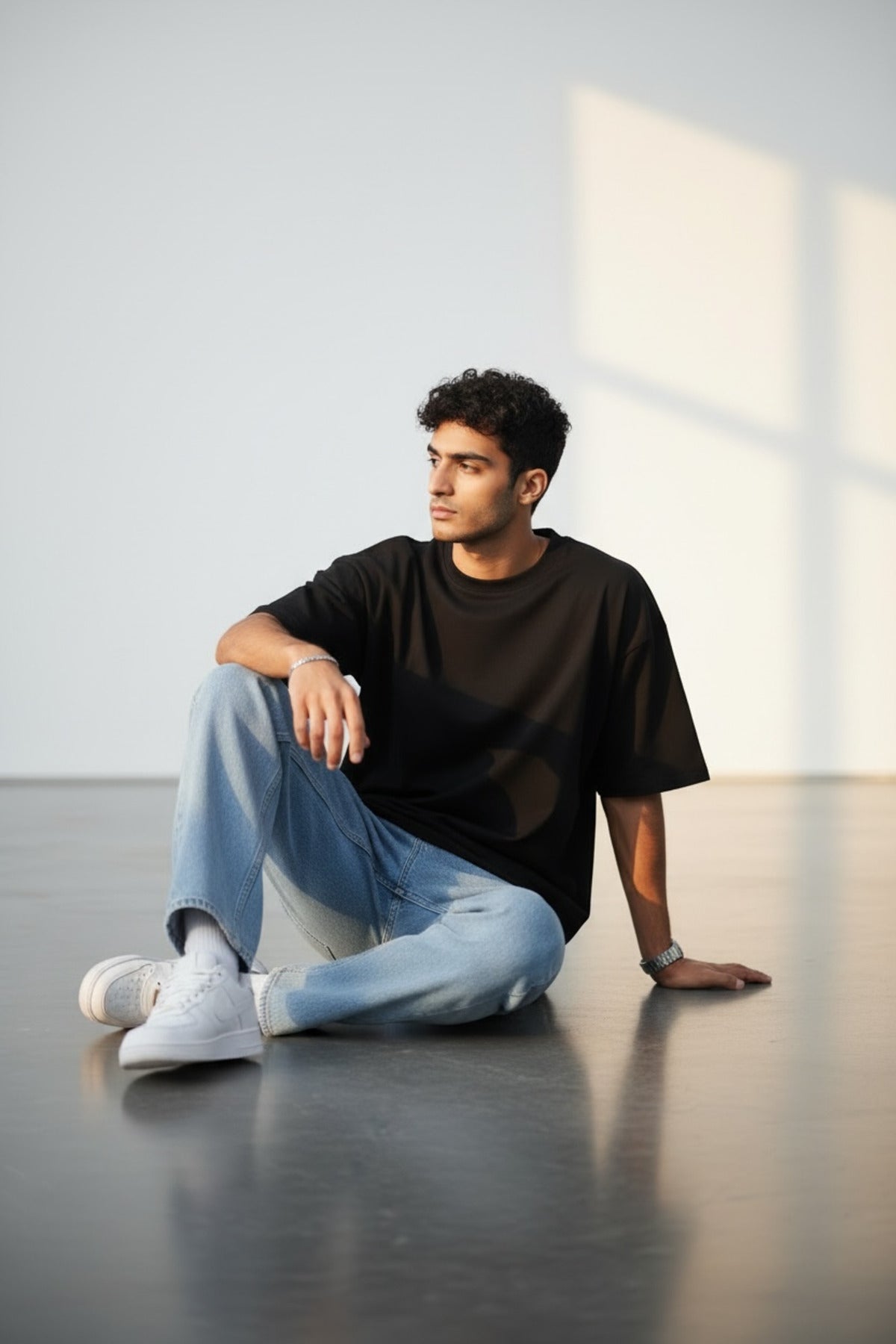 Erkek Boyfriend Kot Pantolon Rahat Kalıp Modern Kesim Günlük Şık Denim