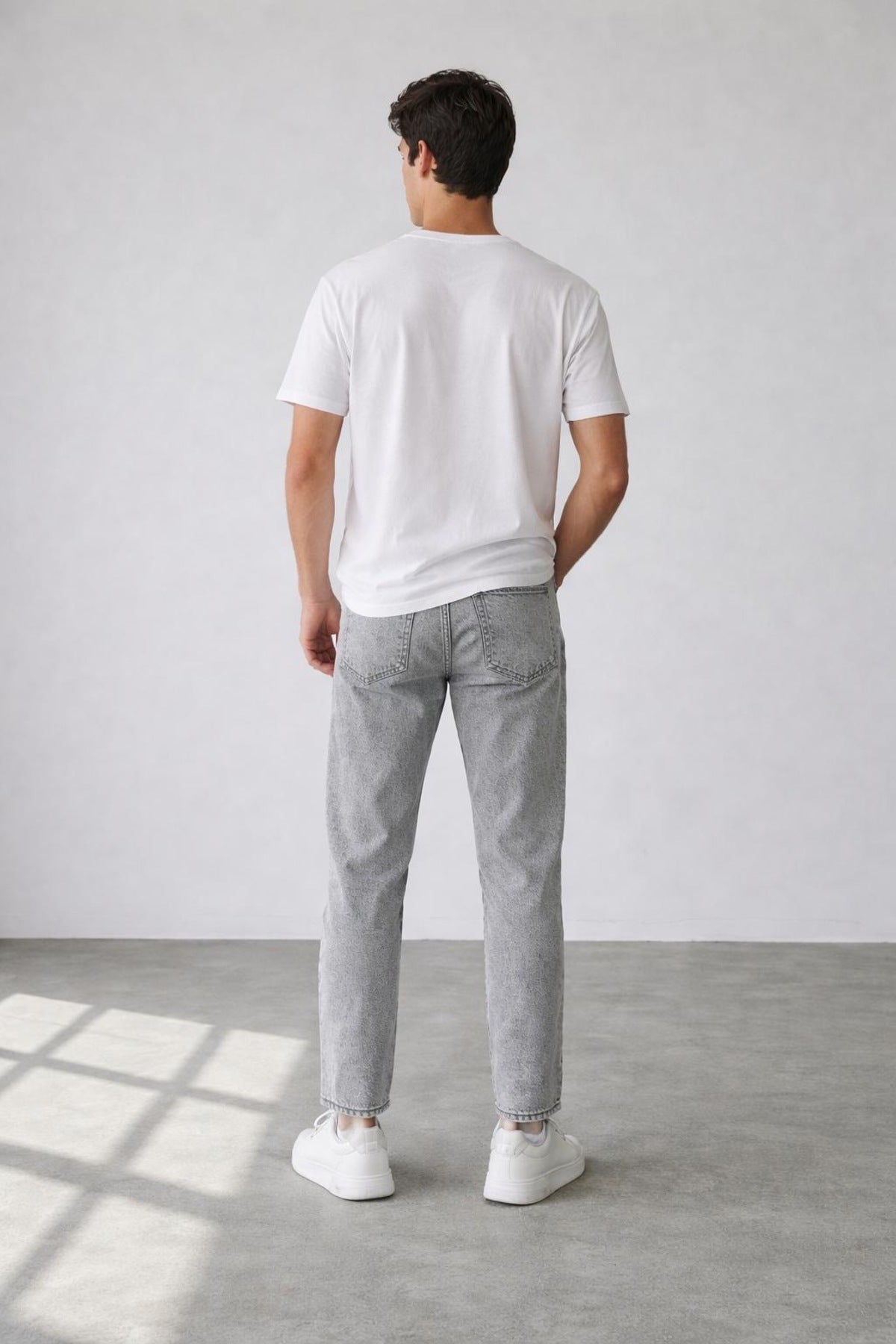 Erkek Premium Relaxed Fit Boyfriend Kalıp Jean Kot Pantolon