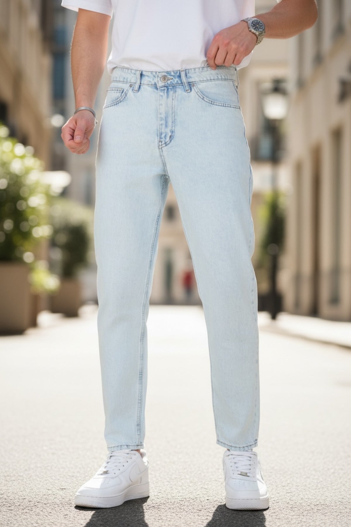 Erkek Boyfriend Bilek Boy Kot Pantolon Jean