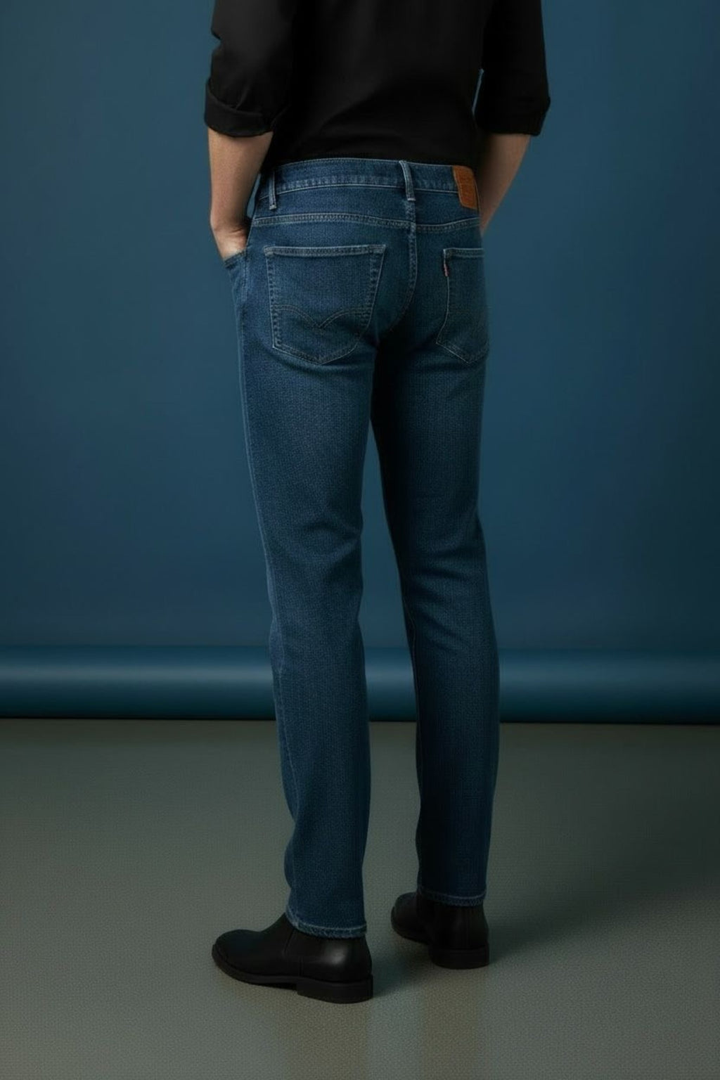 Erkek Regular Fit Likralı Kot Pantolon Günlük Rahat Kesim Modern Denim Jean
