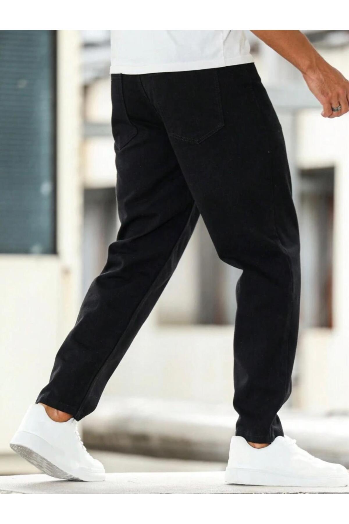 Erkek Bilek Boy Boyfriend Kalıp Jean Kot Pantolon