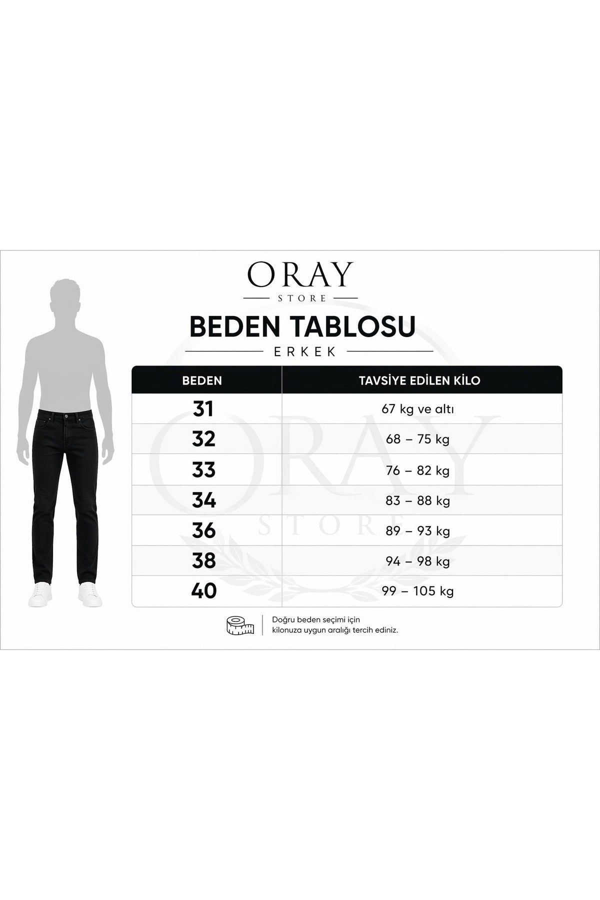 Erkek Regular Fit Standart Kesim Jean Pantolon