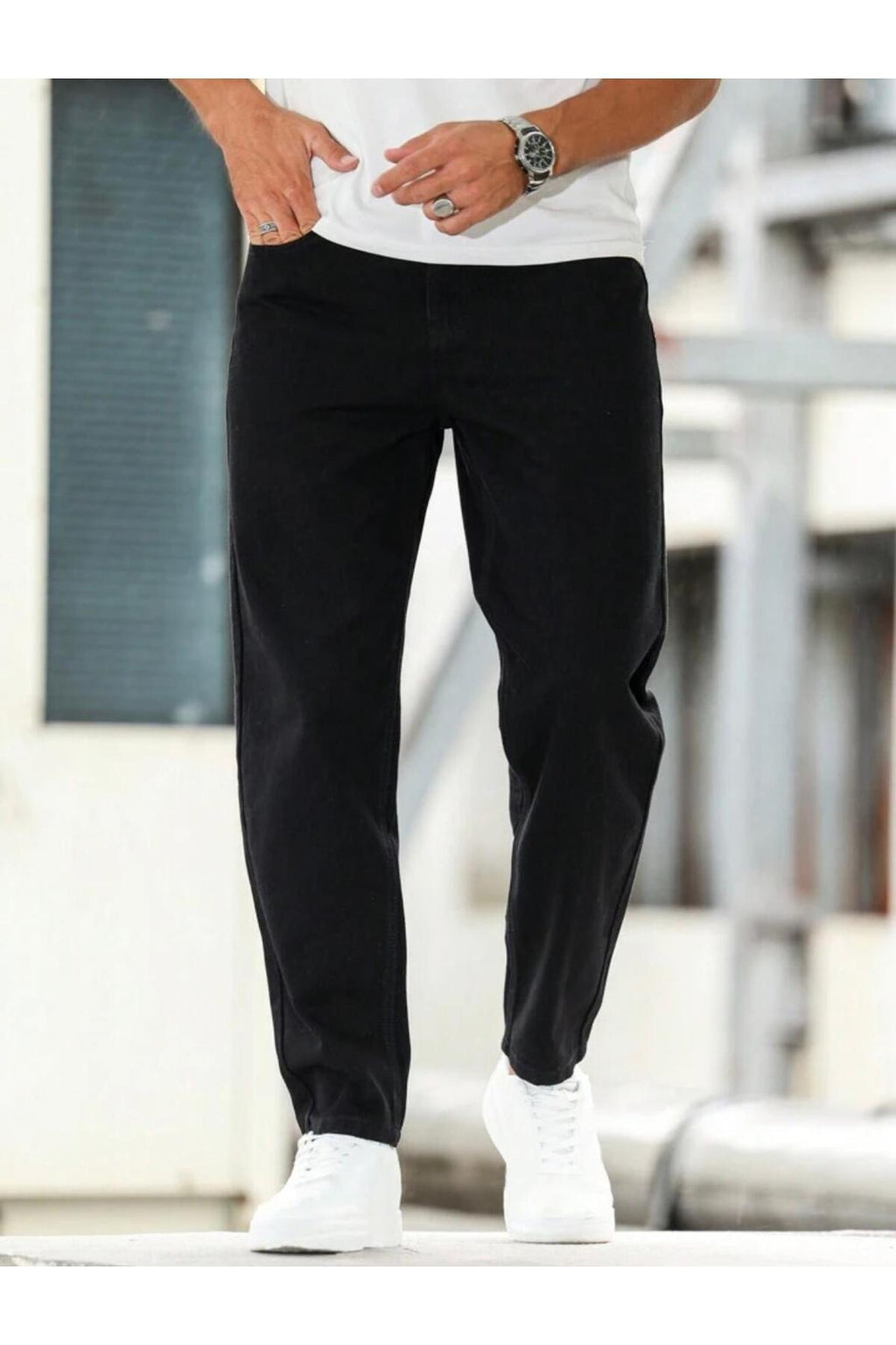 Erkek Bilek Boy Boyfriend Kalıp Jean Kot Pantolon