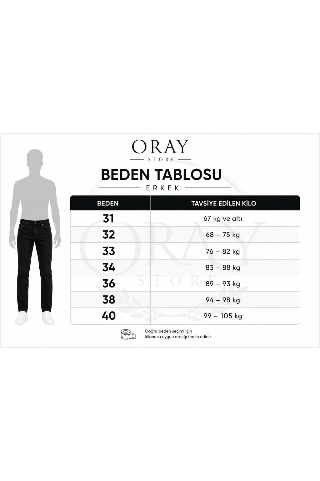 Erkek Regular Fit Standart Kesim Jean Pantolon