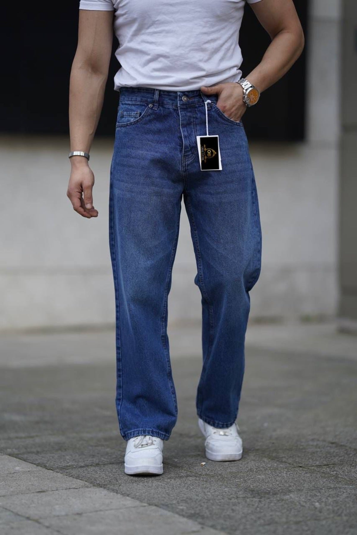 Erkek 2026 Trend Model Bol Kalıp Kot Pantolon