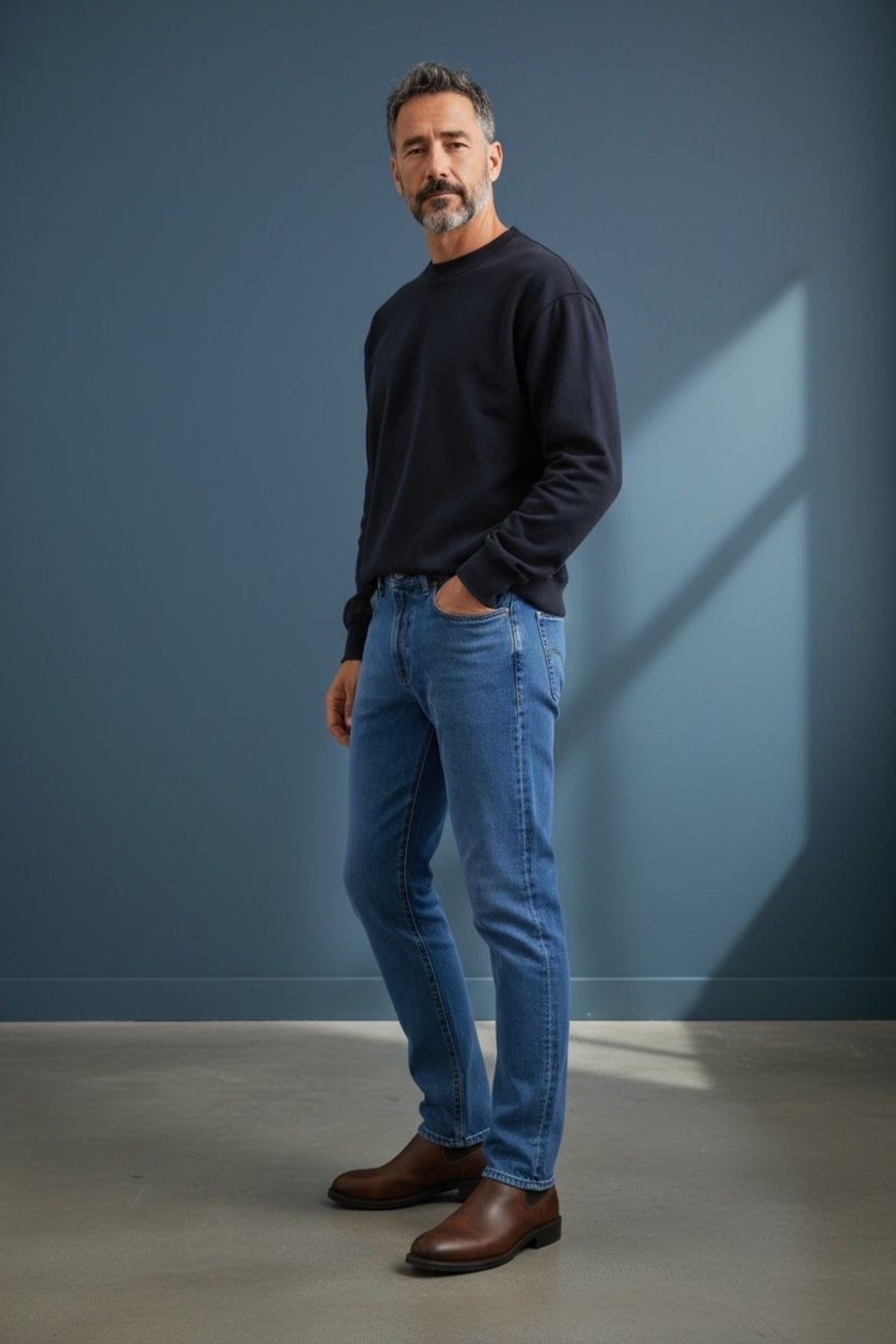 Erkek Yazlık Regular Fit Standart Kesim Jean Pantolon