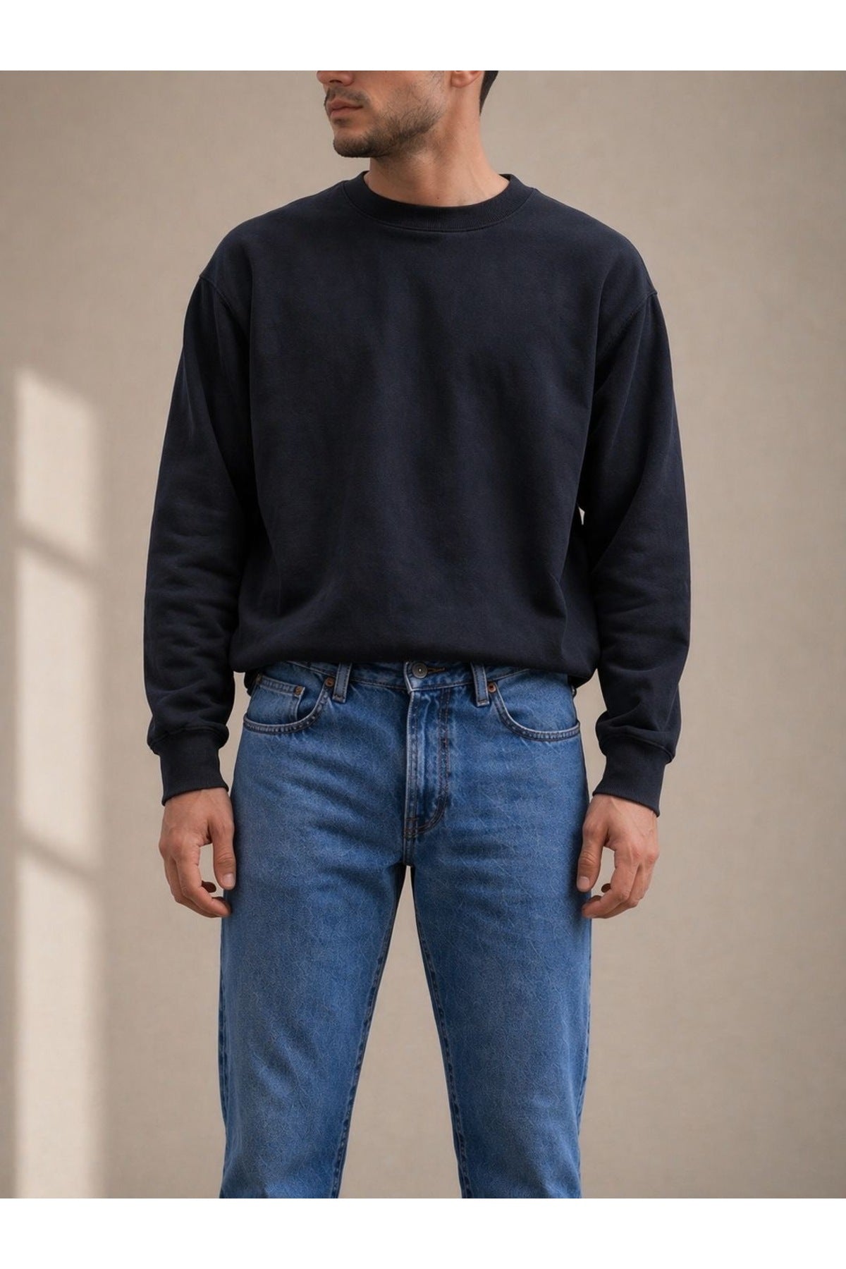 Erkek Regular Fit Standart Kesim Jean Pantolon