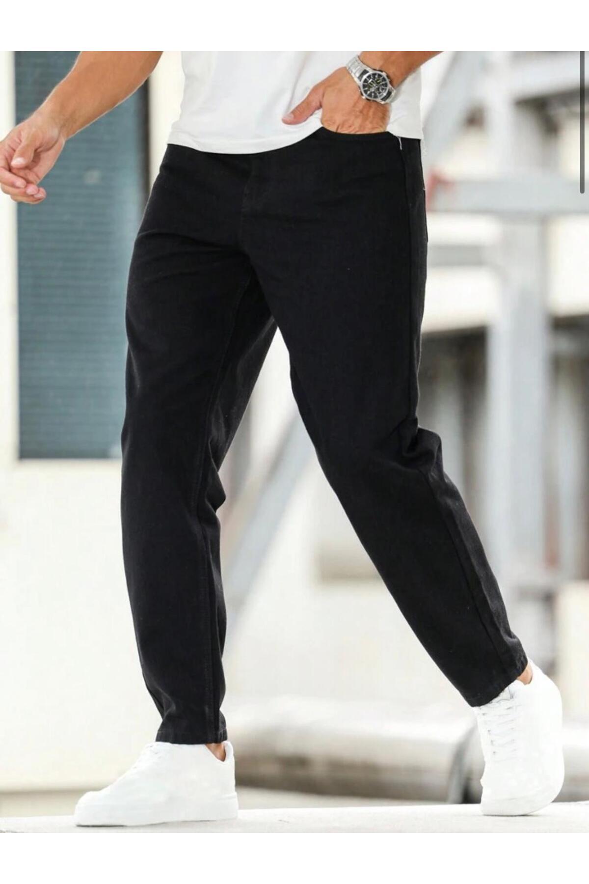 Erkek Bilek Boy Boyfriend Kalıp Jean Kot Pantolon