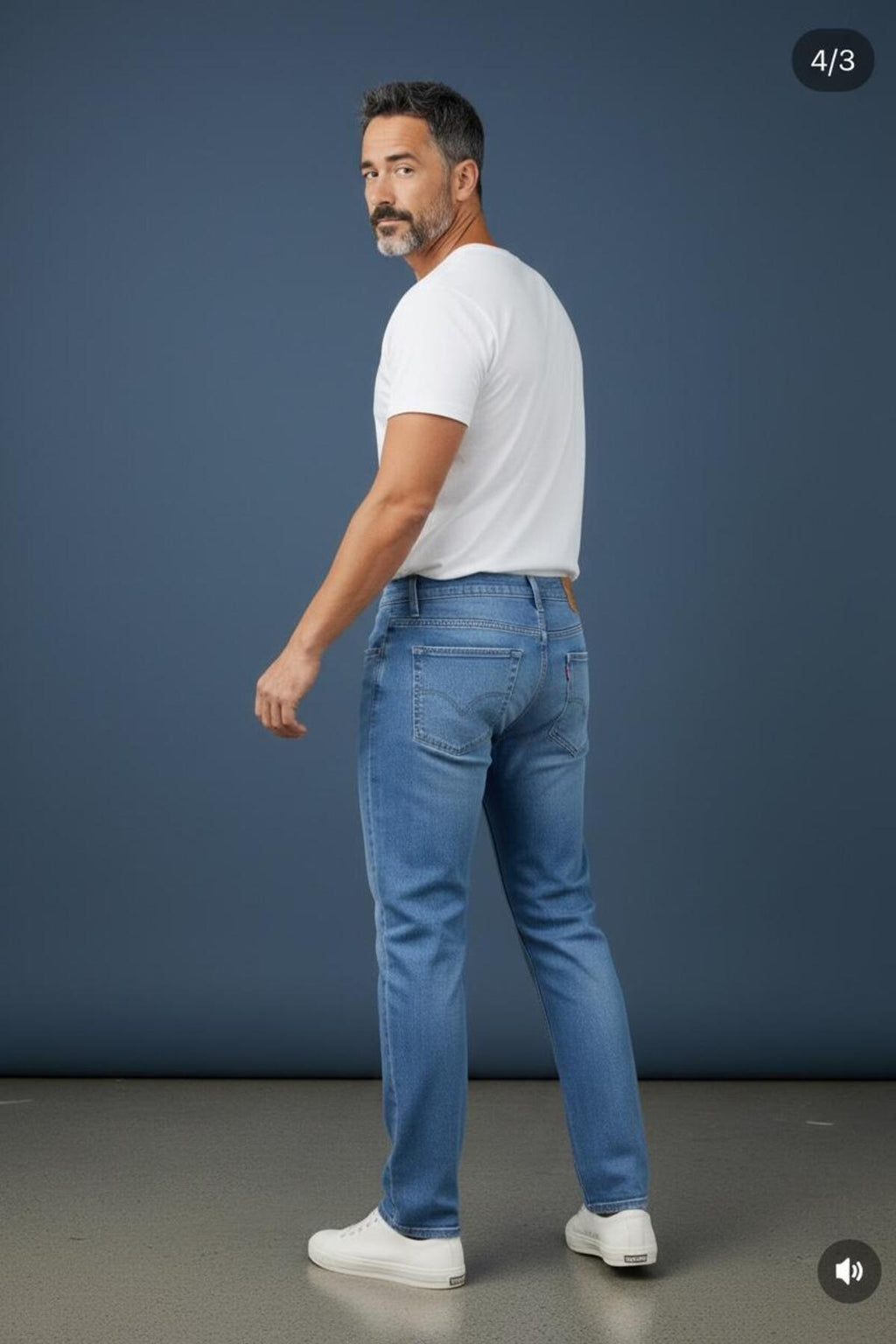 Erkek Regular Kalıp Denim Pantolon Günlük Rahat Kesim Şık Basic Jean