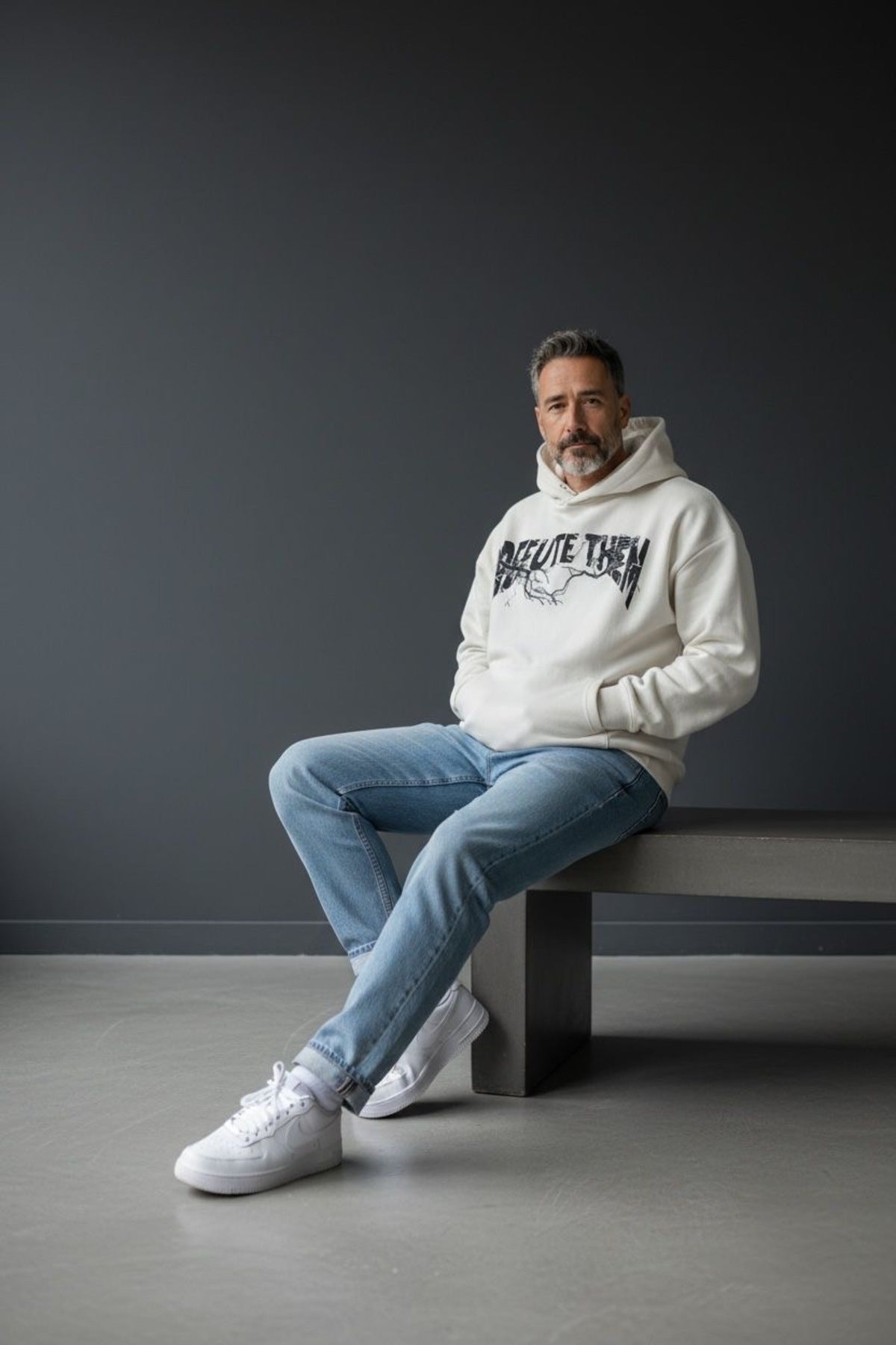 Erkek Yazlık Açık Mavi Relax Fit Denim Pantolon Rahat Kalıp Günlük Şık Modern Kot