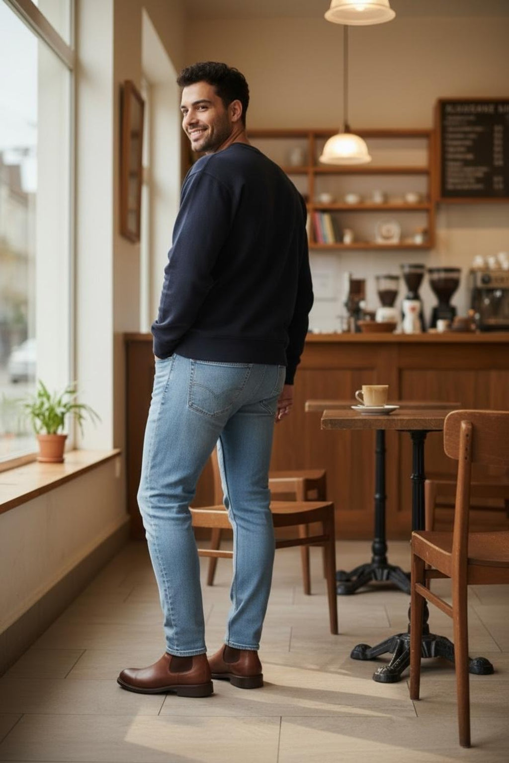 Erkek Regular Fit Standart Kesim Jean Pantolon