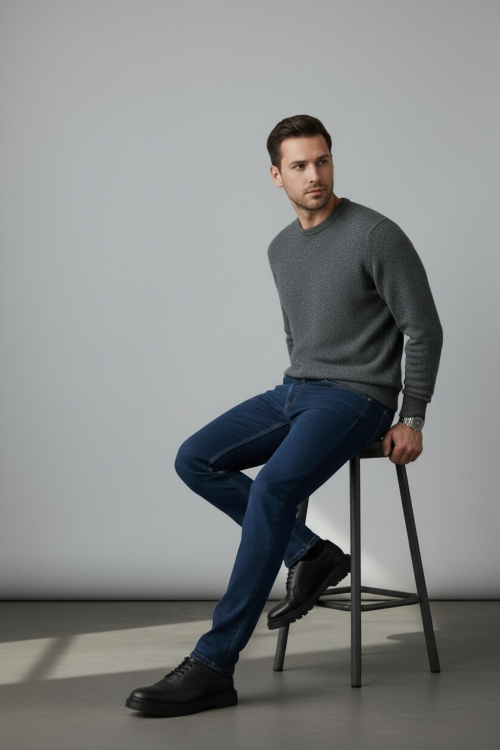 Premium Esnek Kumaş Regular Fit Erkek Jean Konforlu Şıklık