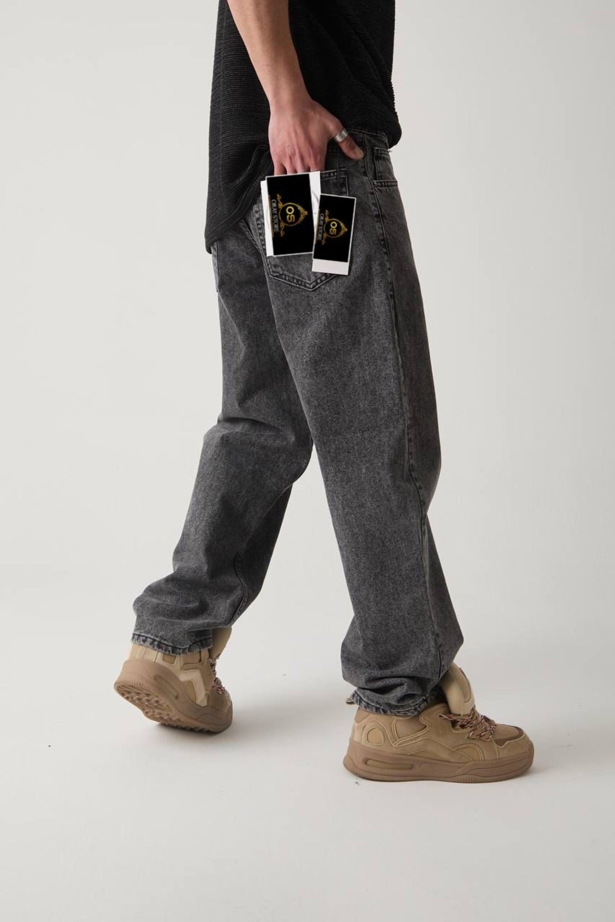 Füme Baggy Pantolon