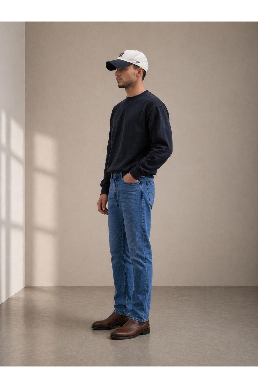 Erkek Regular Fit Standart Kesim Jean Pantolon