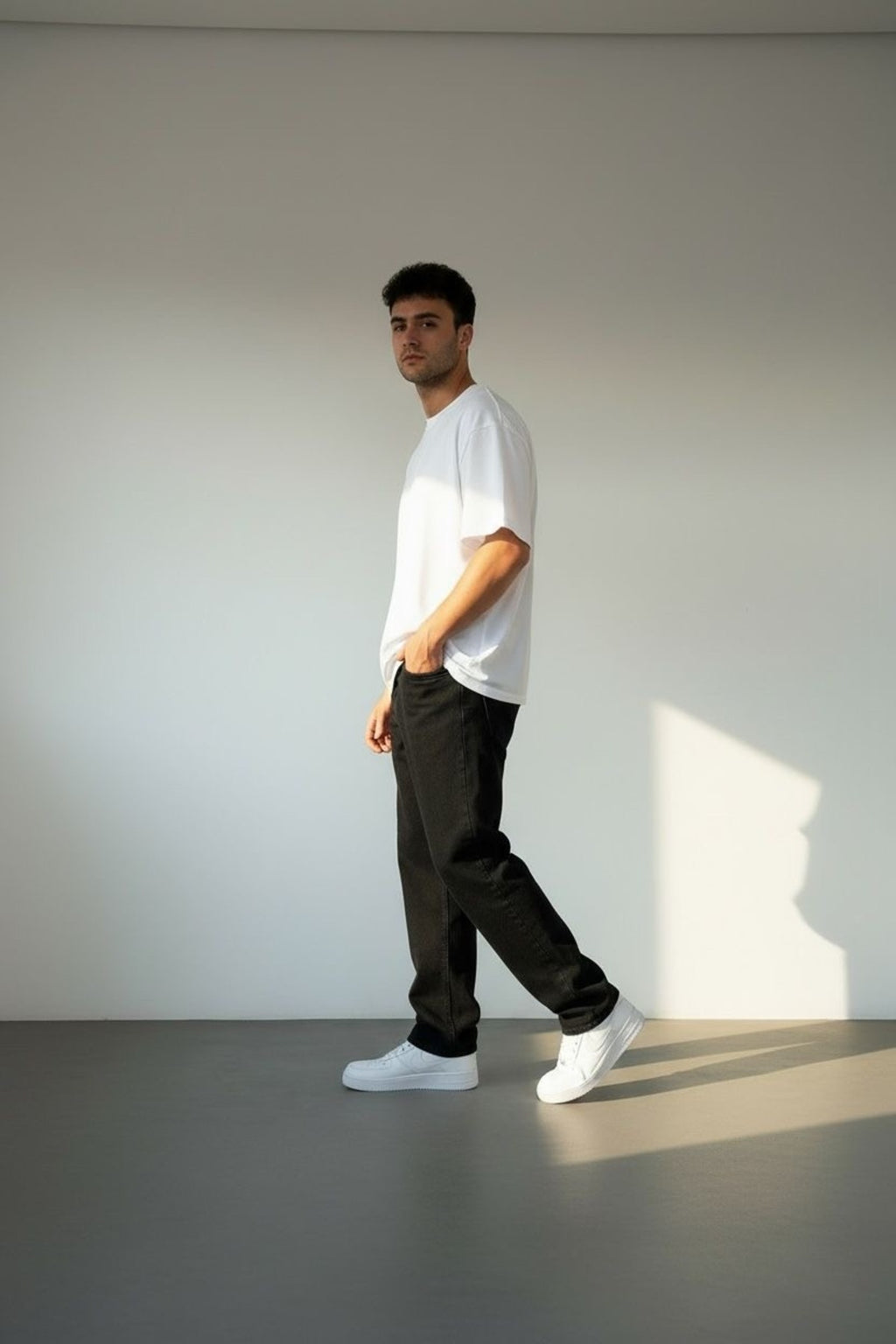 Erkek Yazlık Premium Baggy Fit Geniş Kesim Denim Kot Pantolon