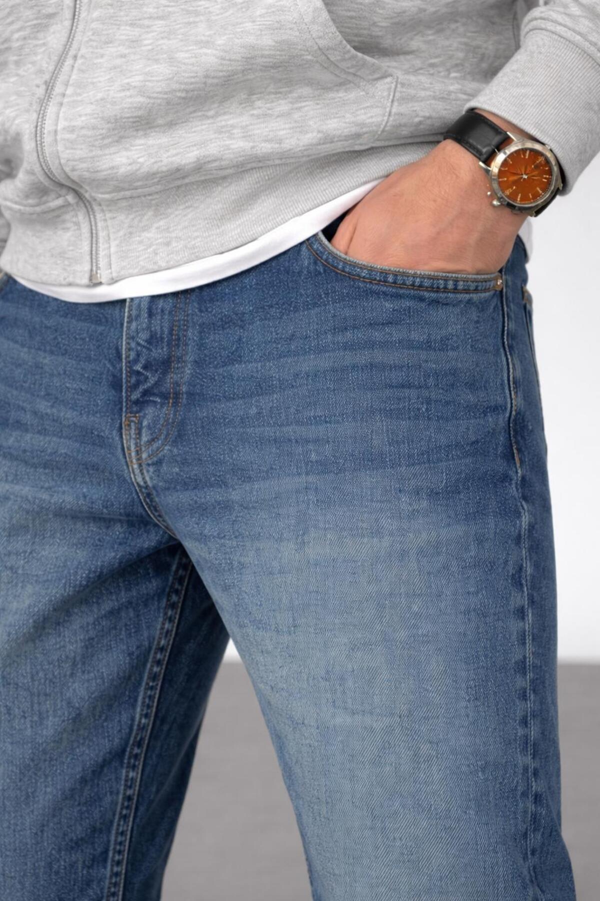 Erkek Rahat Kalıp Boyfriend Kot Pantolon